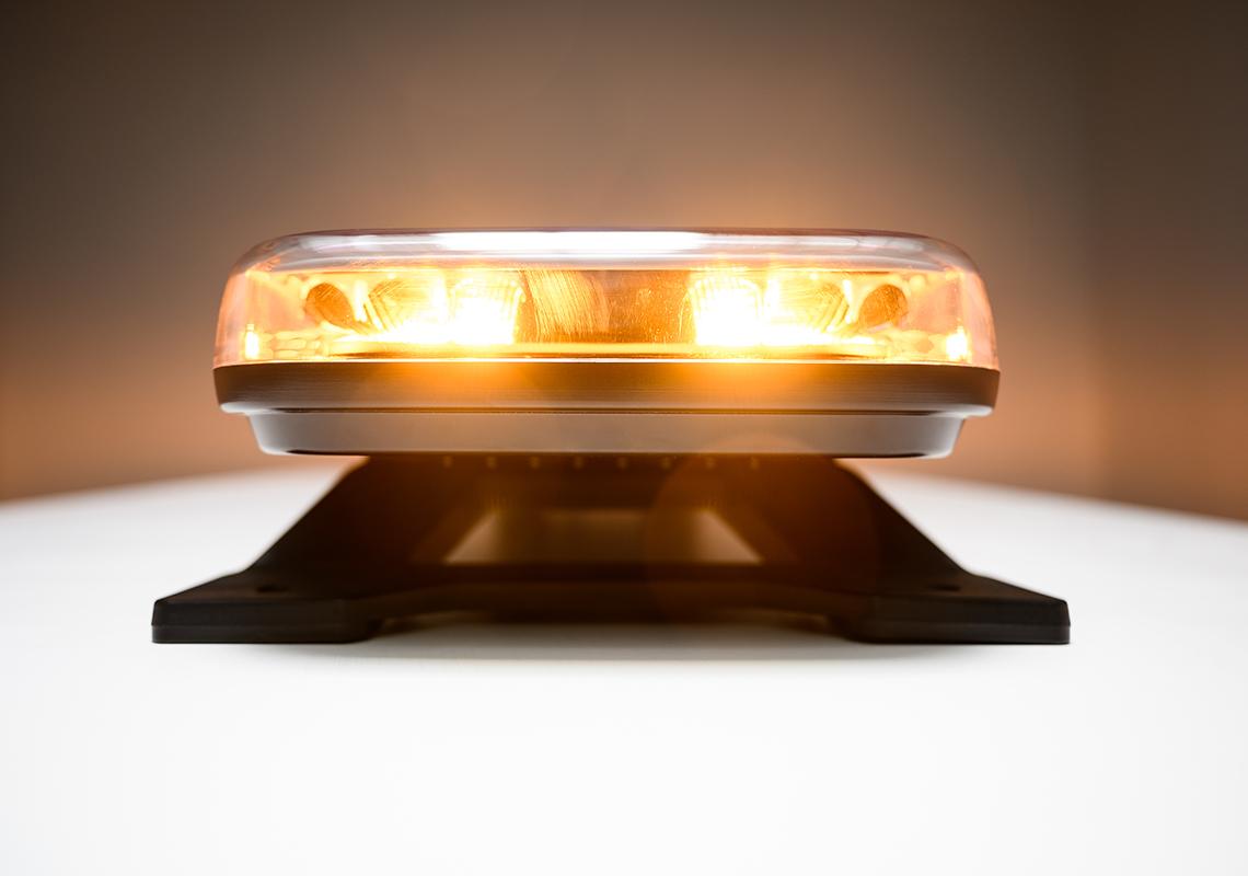 Extraflache LED- Gelb-Warnbalken 1250 mm